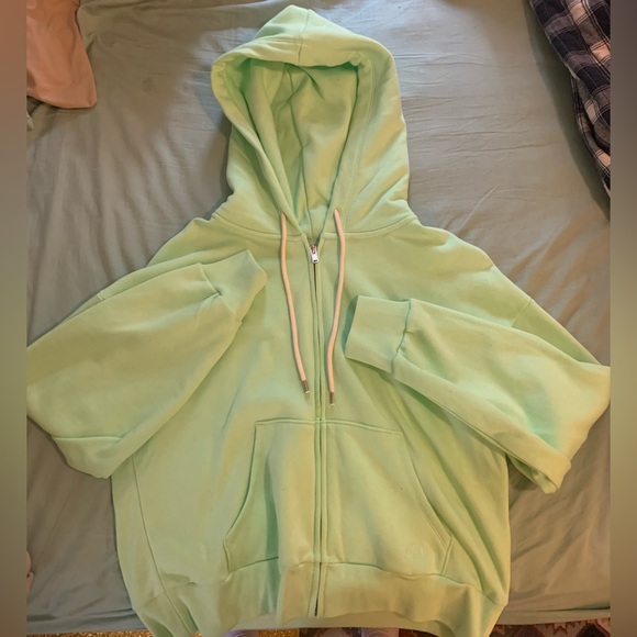 💘 Lime Green GAP zip up 💘 - Picture 1 of 5